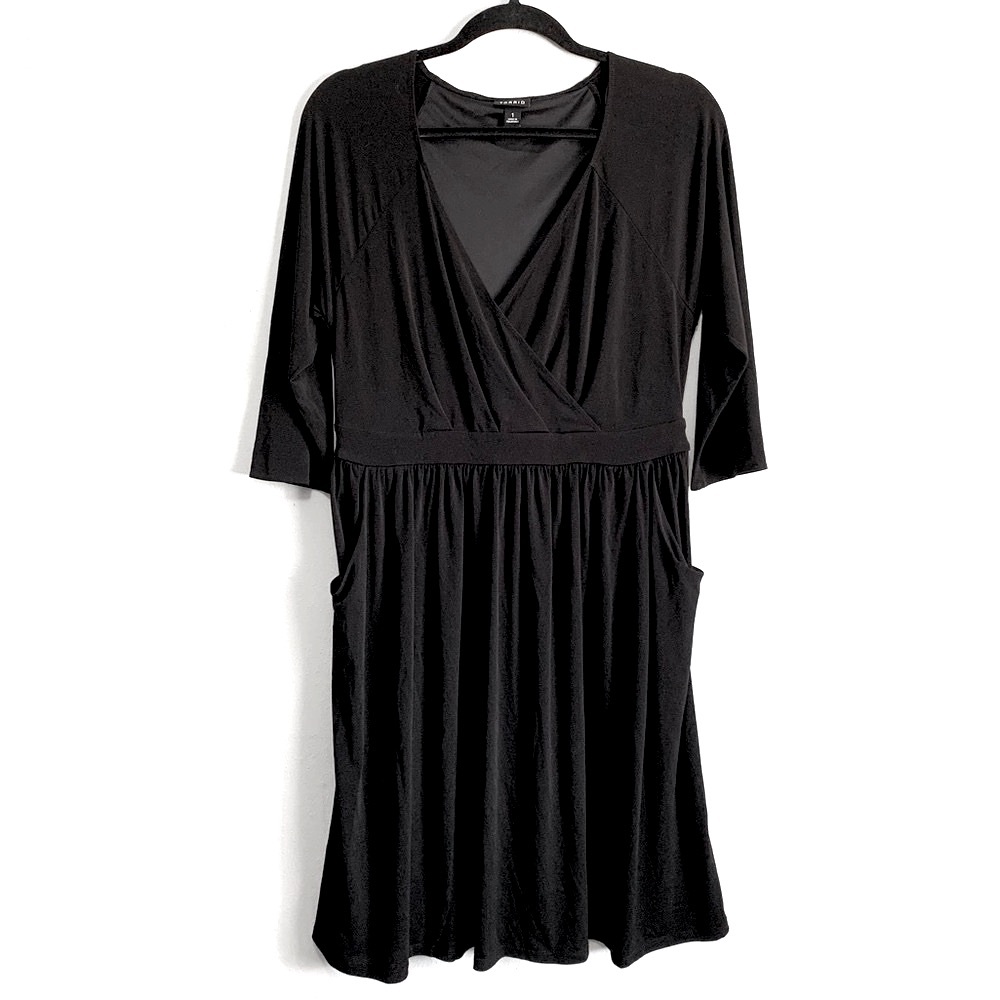 TORRID Faux Wrap Style Dress